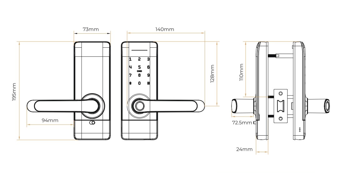 SAM -S50 Smart Grill Lock