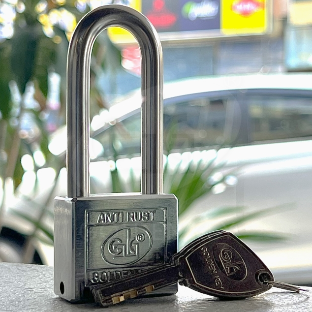 GK 50mm Anti Rust Long Shackle Padlock